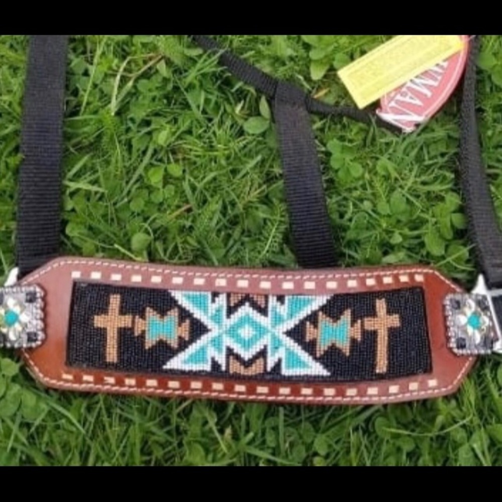 💎SOLD💎 Halter with beaded nose band